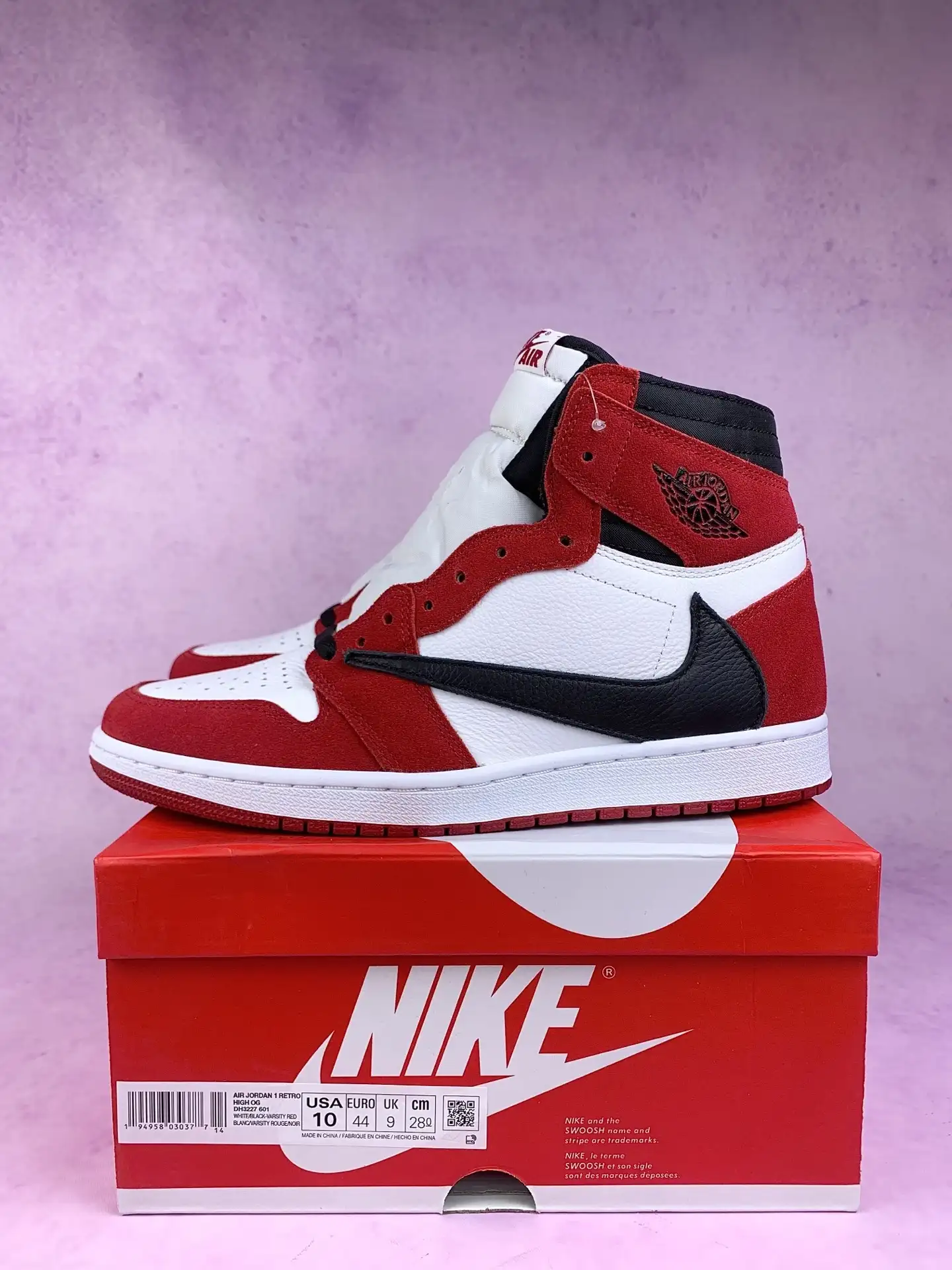 Travis Scott x Air Jordan 1 High Custom Shoes product photo from LabelPicks