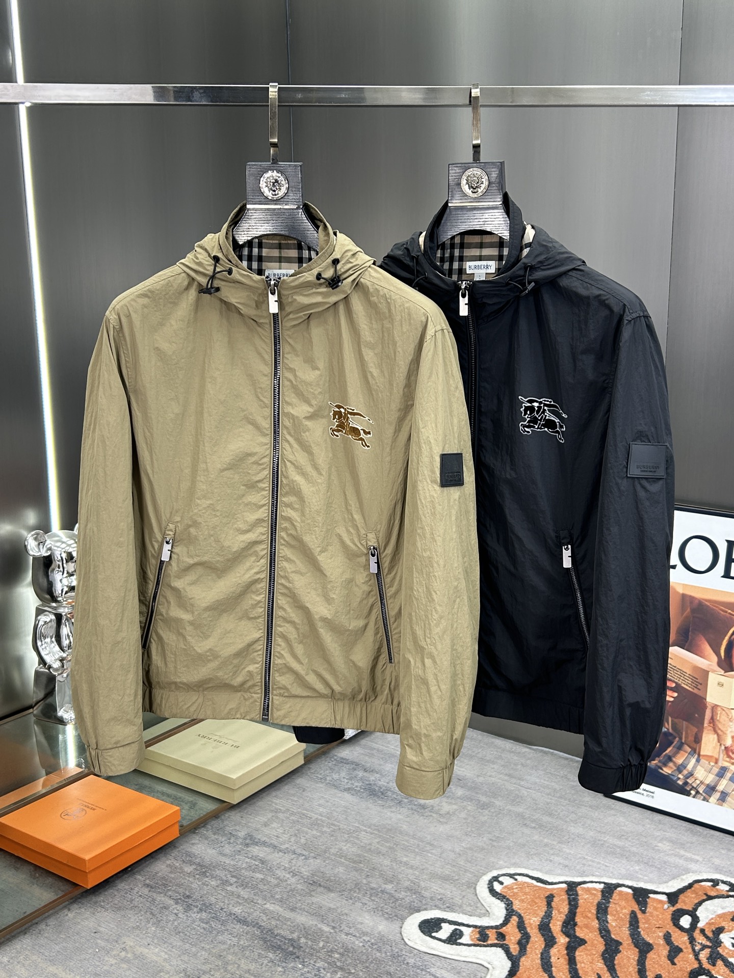 0918 New Unisex Plaid Cotton Blend Zip-Up Hoodie Jacket