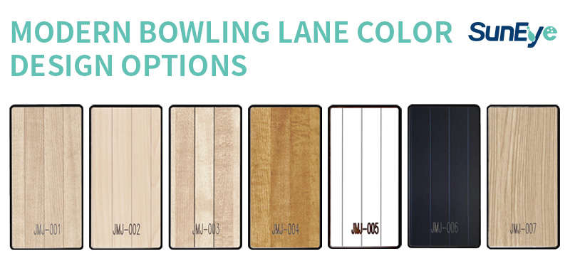Modern Bowling Lane Color Design Options