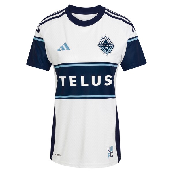 Vancouver Whitecaps FC adidas Women's 2025 The Peak Replica Custom Jersey - White