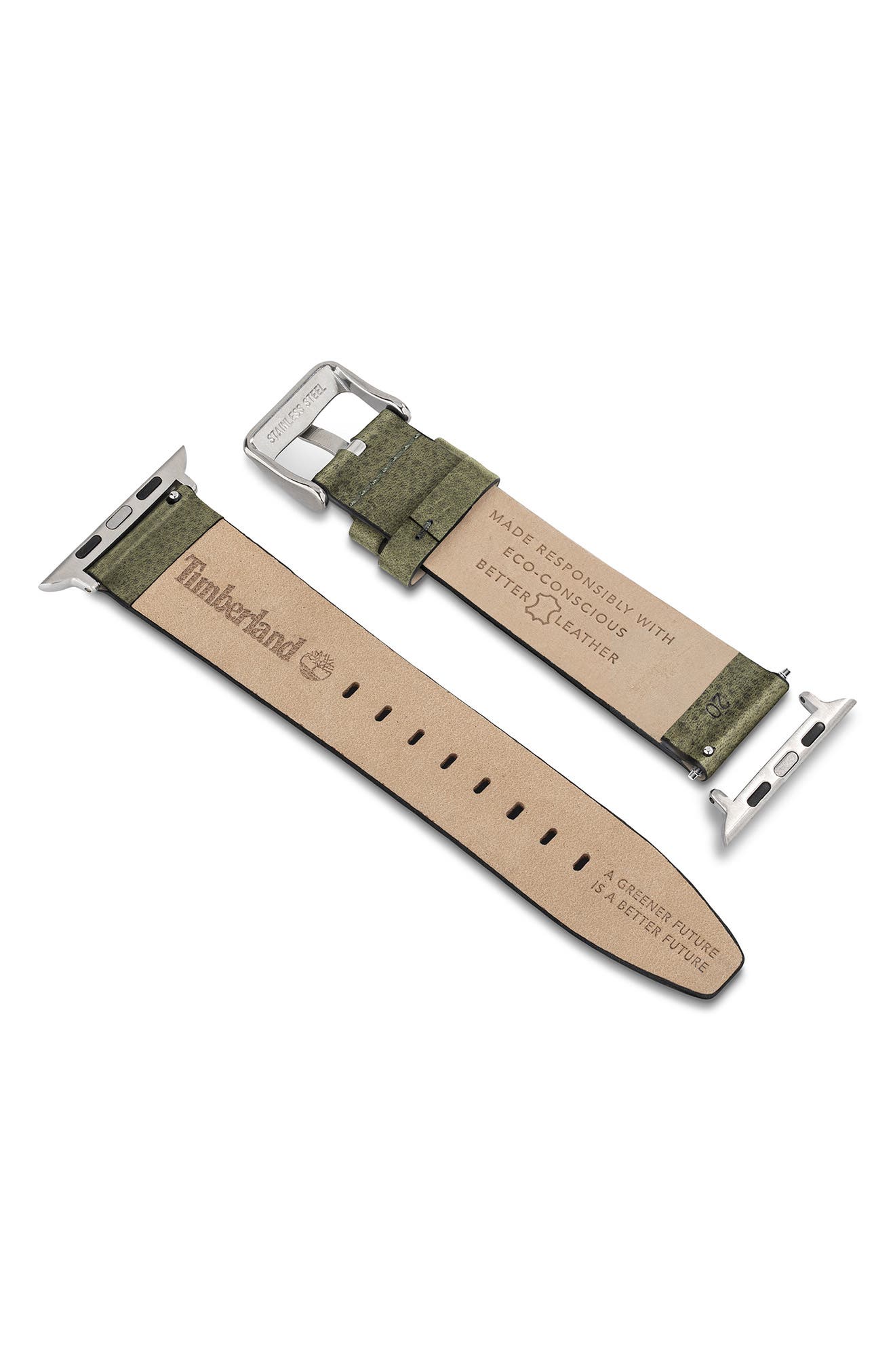 Timberland Barnesbrook Leather 20mm Smartwatch Watchband
