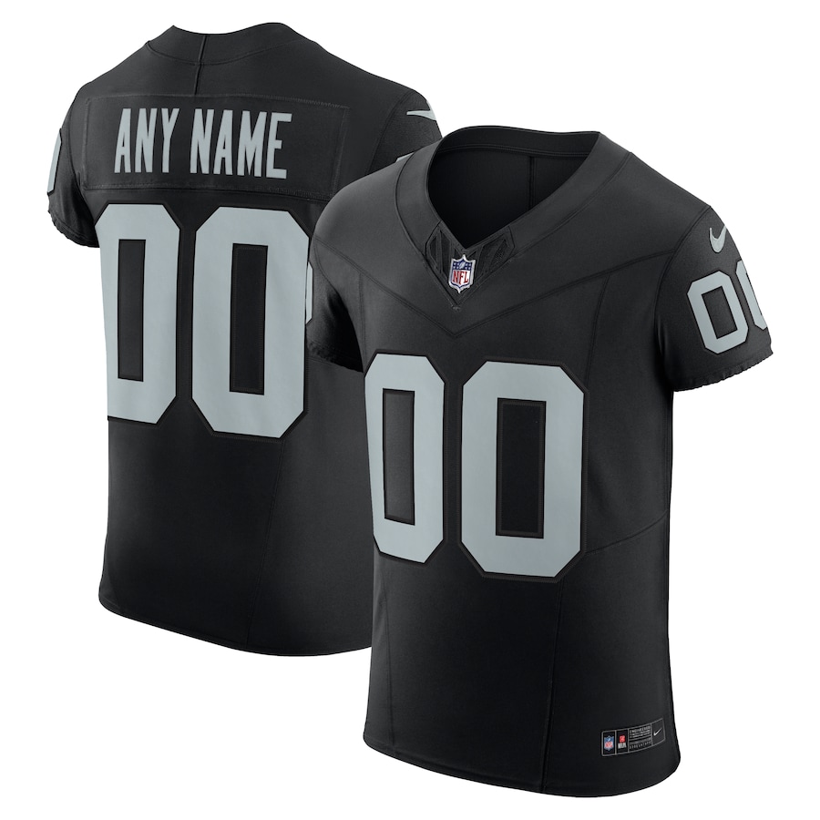 Las Vegas Raiders Nike Vapor F.U.S.E. Elite Custom Jersey - Black