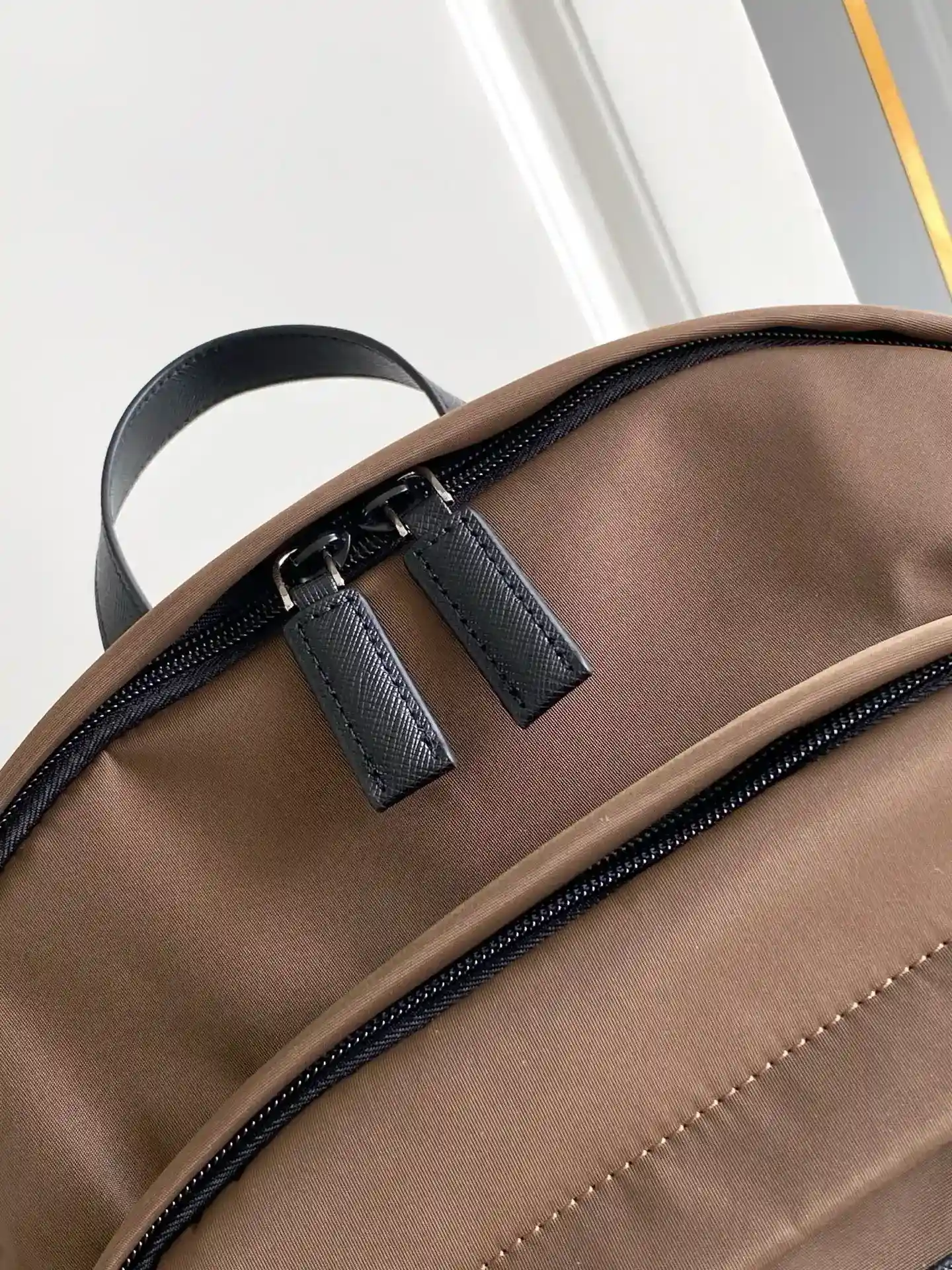 Prada Grained Leather Backpack product photo from LabelPicks