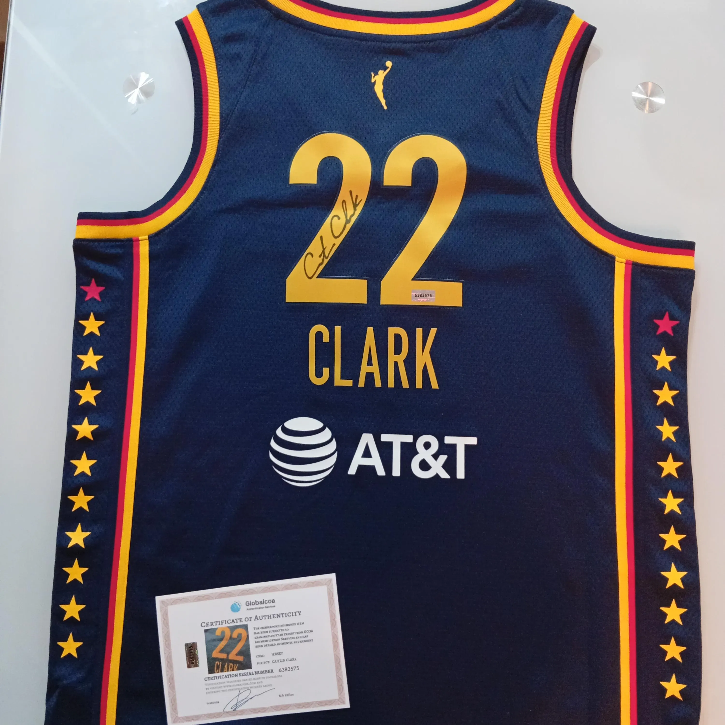 Caitlin Clark Signed WNBA Indiana Fever Jersey #22 With COA