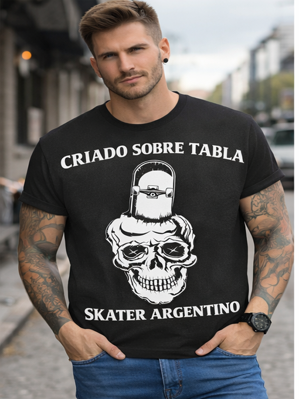 Remera “Criado Sobre Tabla” – Calle y Calavera