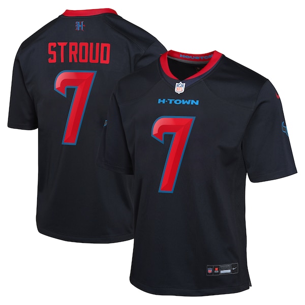 C.J. Stroud Houston Texans Nike Youth 2nd Alternate Game Jersey - Navy/Red