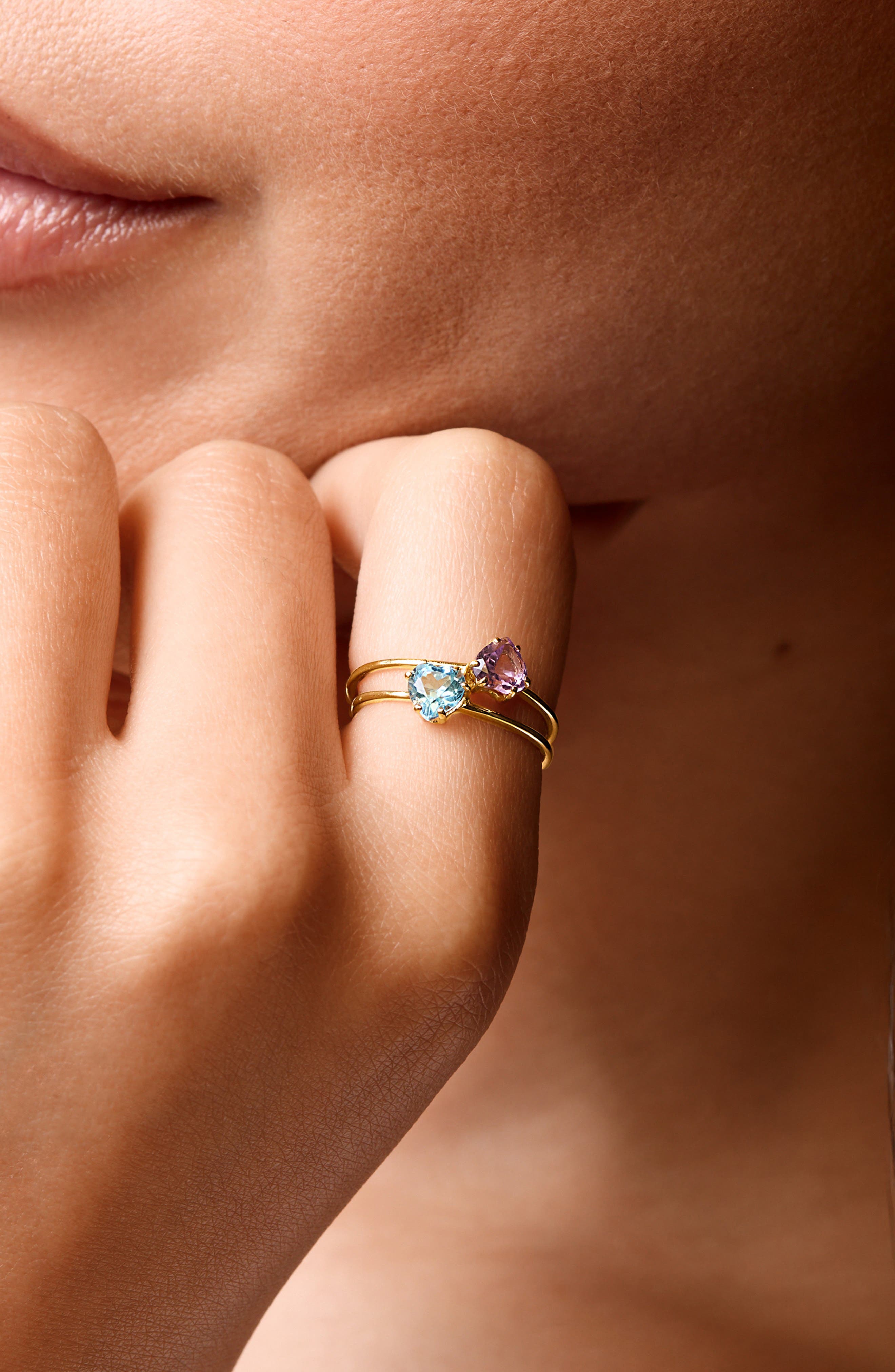 Bony Levy 14K Gold Heart Stone Ring