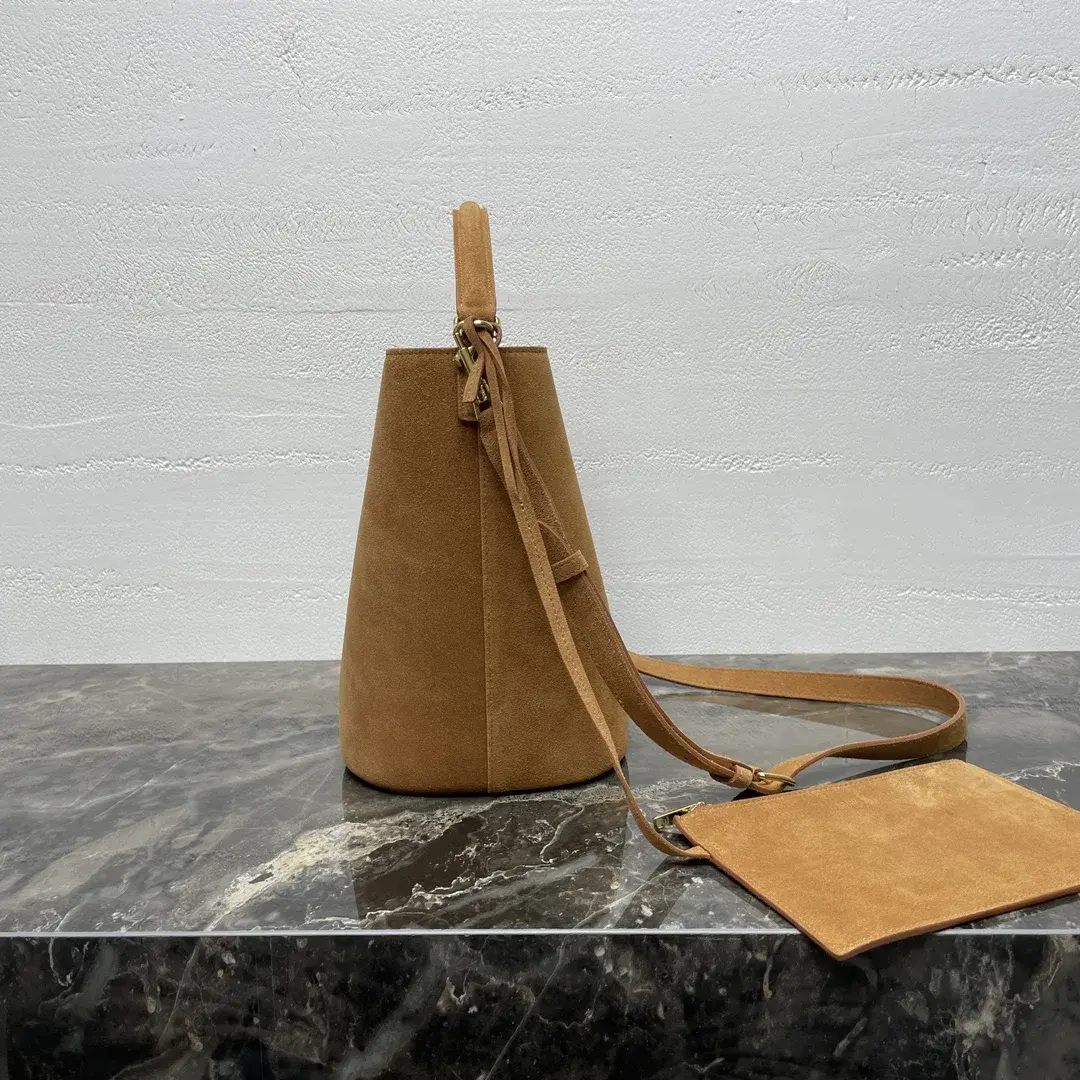 Celine Louise Gold Calfskin Bucket Bag product photo from LabelPicks