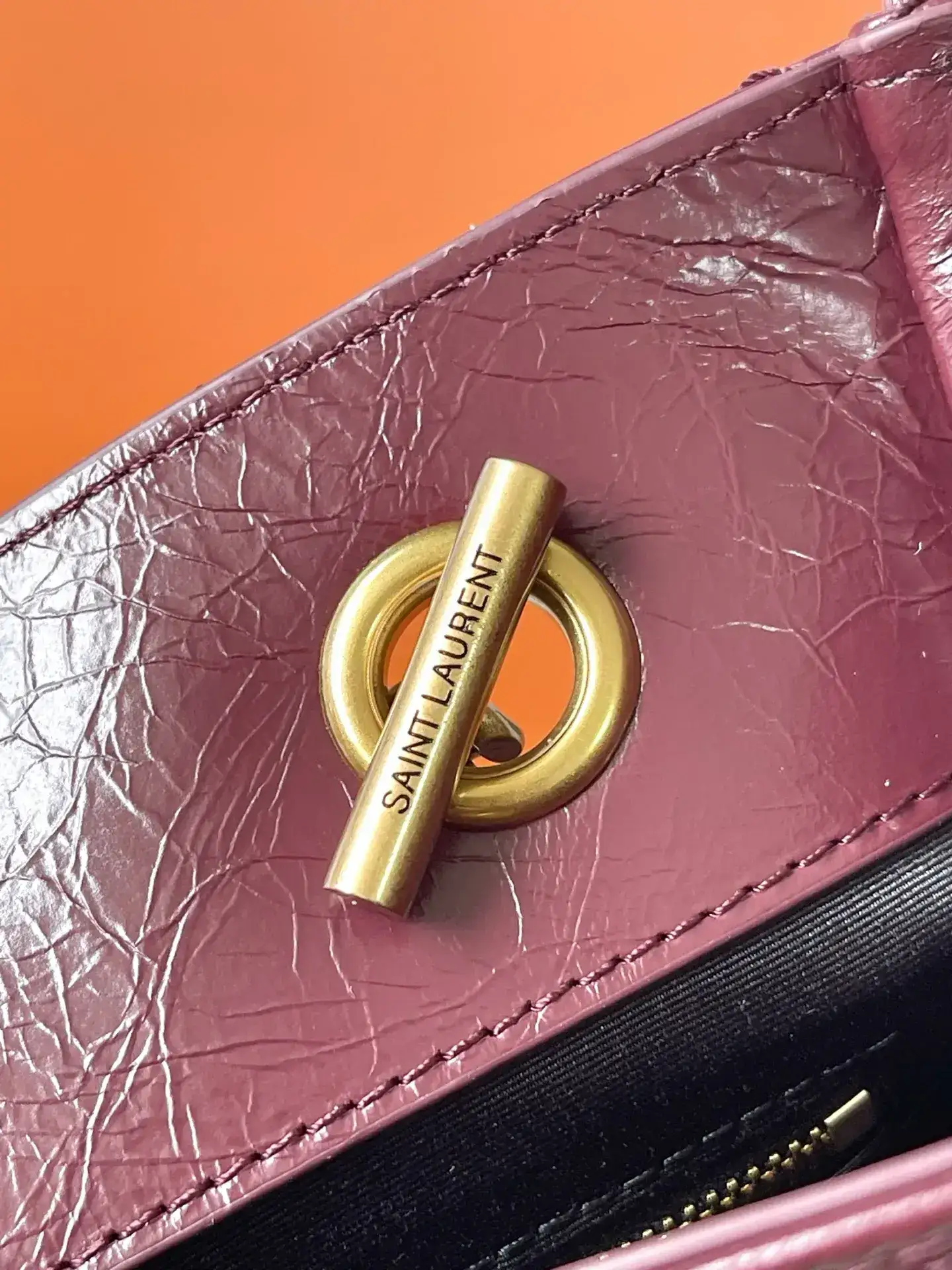 Saint Laurent Niki Burgundy Calfskin Tote Bag product photo from LabelPicks