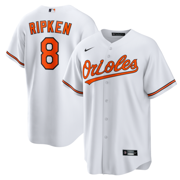 Cal Ripken Jr. Baltimore Orioles Nike Home Retired Player Replica Jersey - White