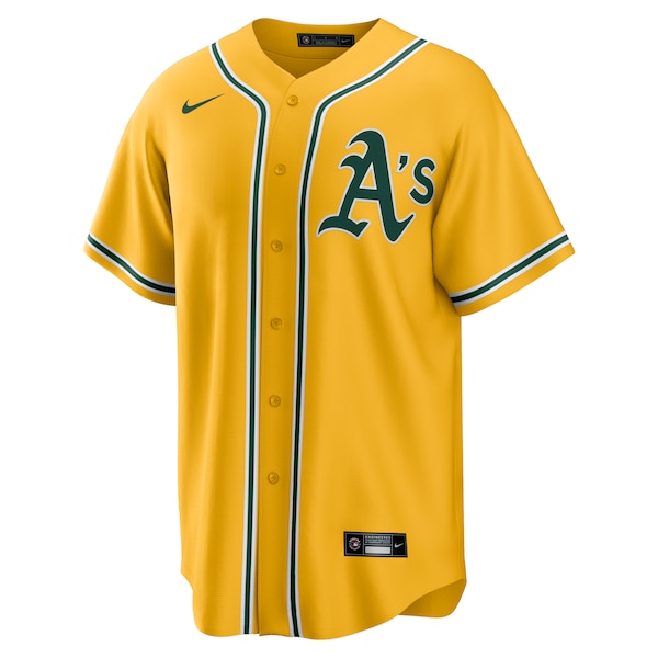 Oakland Athletics Nike Alternate Replica Team Jersey - Gold