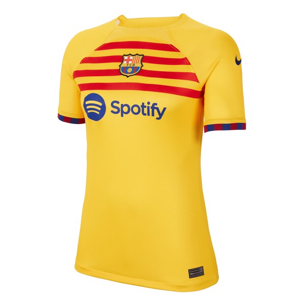 Ansu Fati Barcelona Nike Women's 2022/23 Fourth Breathe Stadium Replica Player Jersey - Yellow