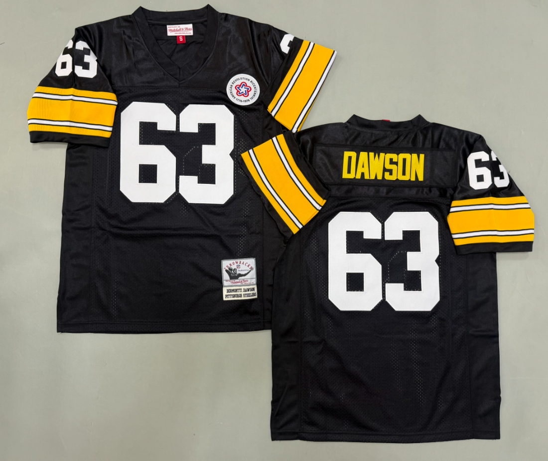 Mike Dawson Pittsburgh Steelers Authentic Throwback Retired Player Jersey