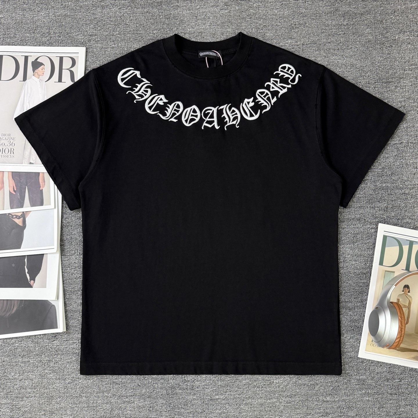 0512 Classic letter prints t-shirt