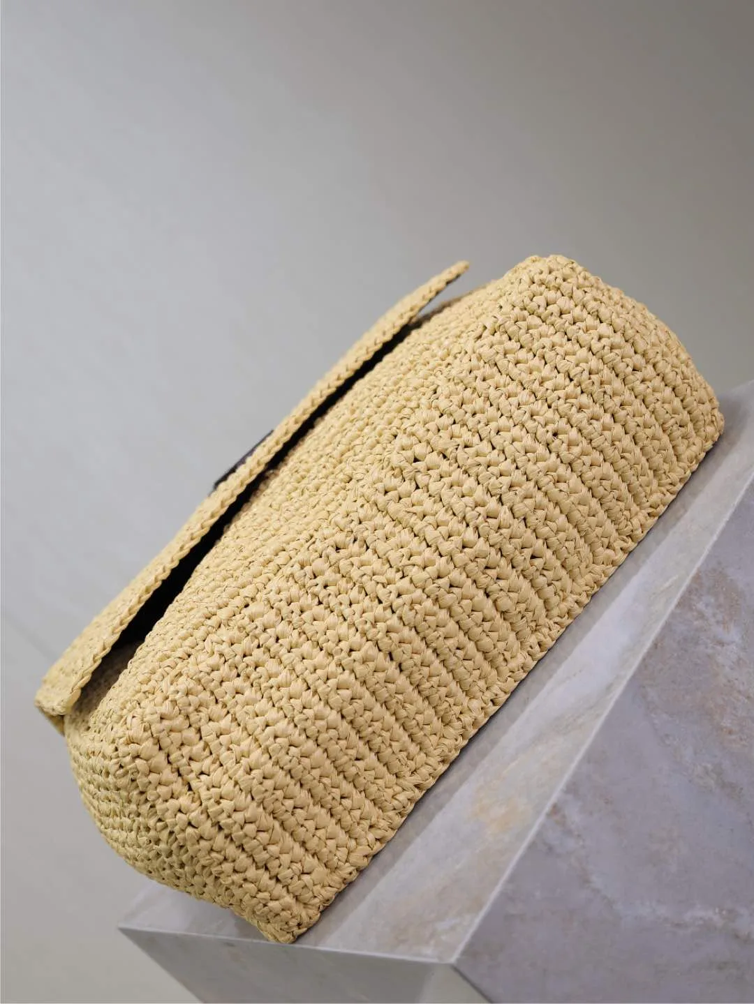 Saint Laurent Niki Straw Woven Shoulder Bag product photo from LabelPicks