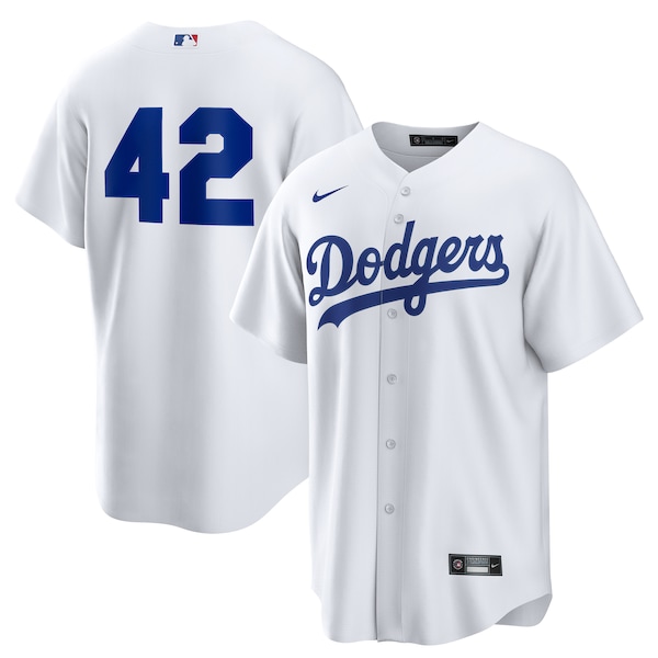 Los Angeles Dodgers Nike Home  2025 Jackie Robinson Day Replica Jersey - White