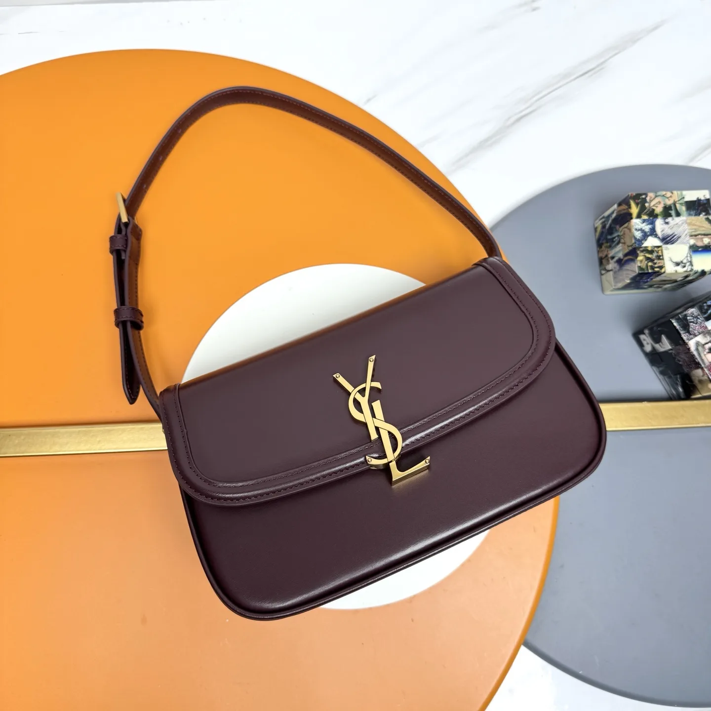 Saint Laurent Black Solferino Calfskin Shoulder Bag product photo from LabelPicks
