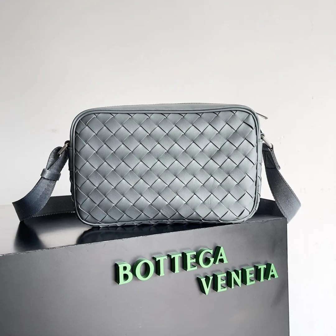 Bottega Veneta Intrecciato Woven Leather Crossbody Bag product photo from LabelPicks