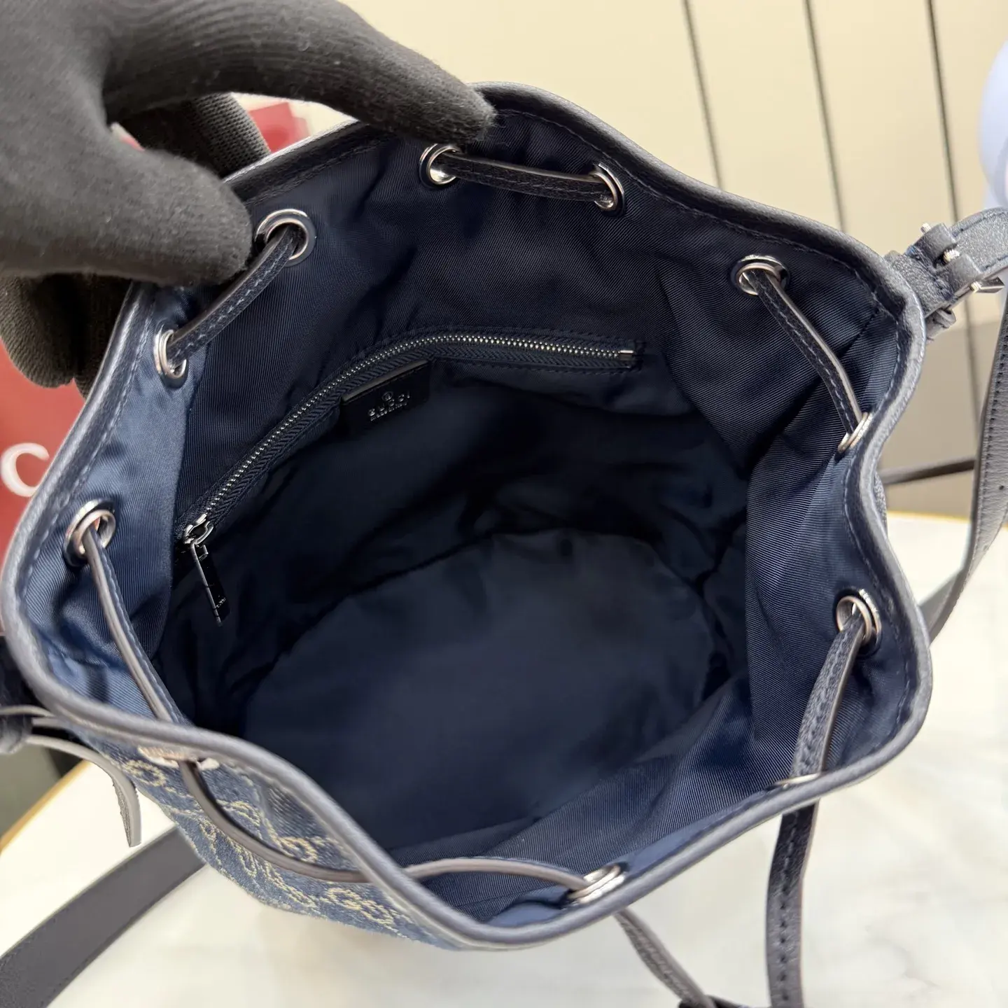 Gucci Generation Blue Nylon Crossbody Bag product photo from LabelPicks