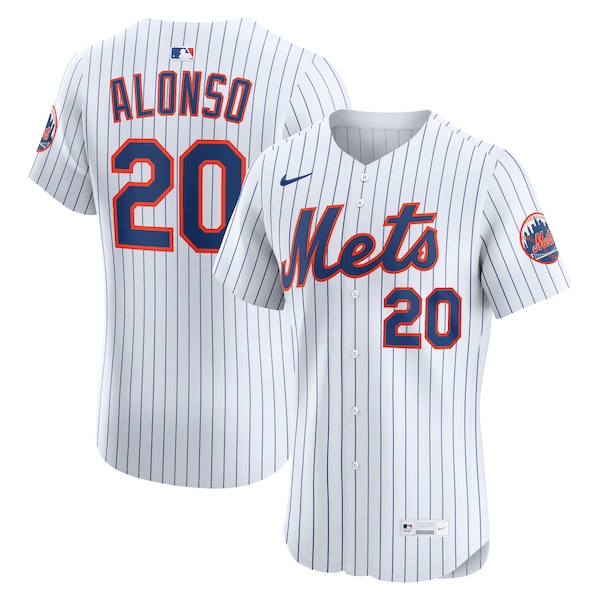 Pete Alonso New York Mets Nike Home Elite Player Jersey - White