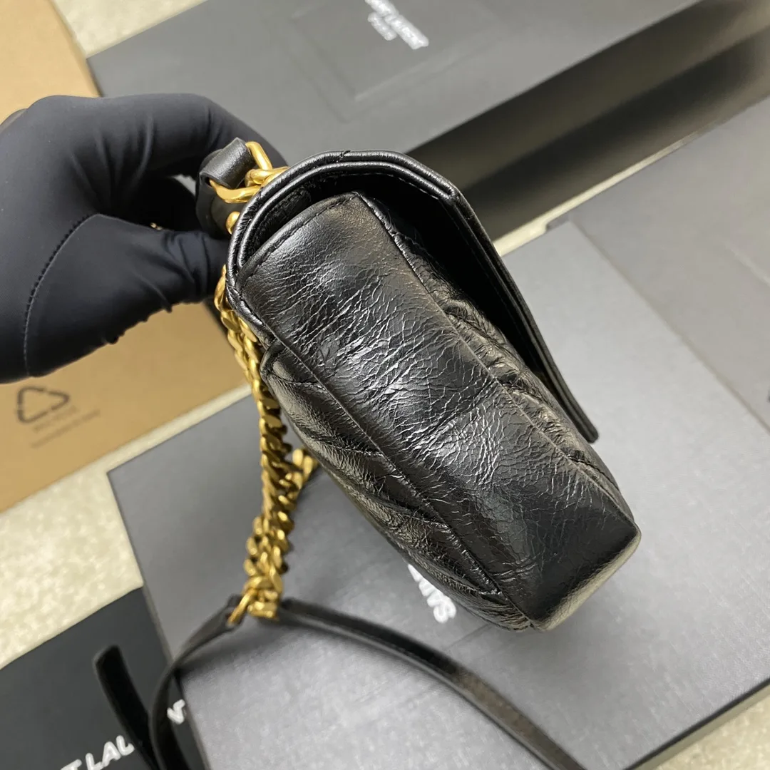 Saint Laurent Black College Shoulder Bag product photo from LabelPicks