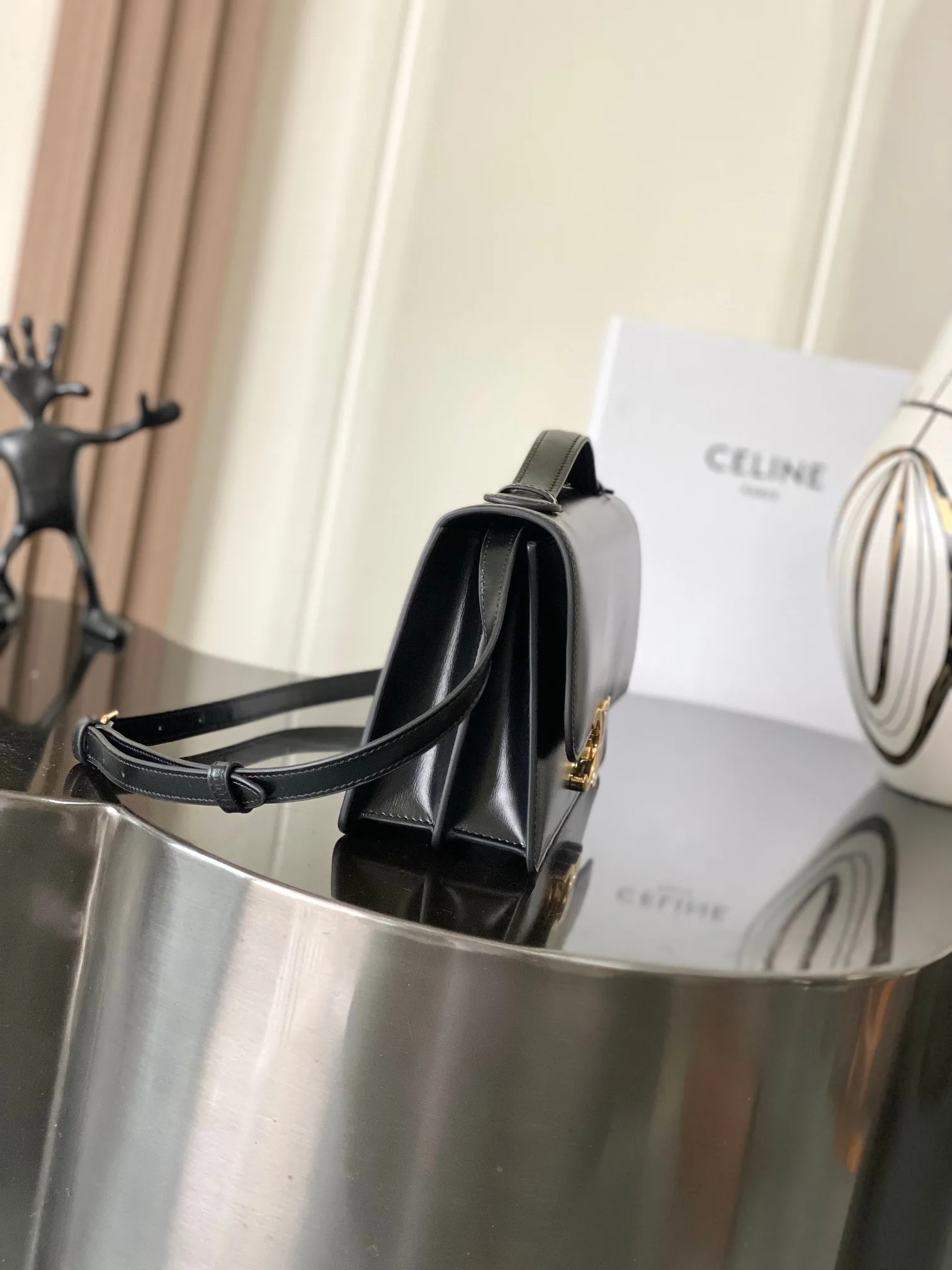 Celine Calfskin Triomphe Shoulder Bag product photo from LabelPicks