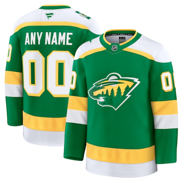 Minnesota Wild  Alternate Premium Custom Jersey - Green