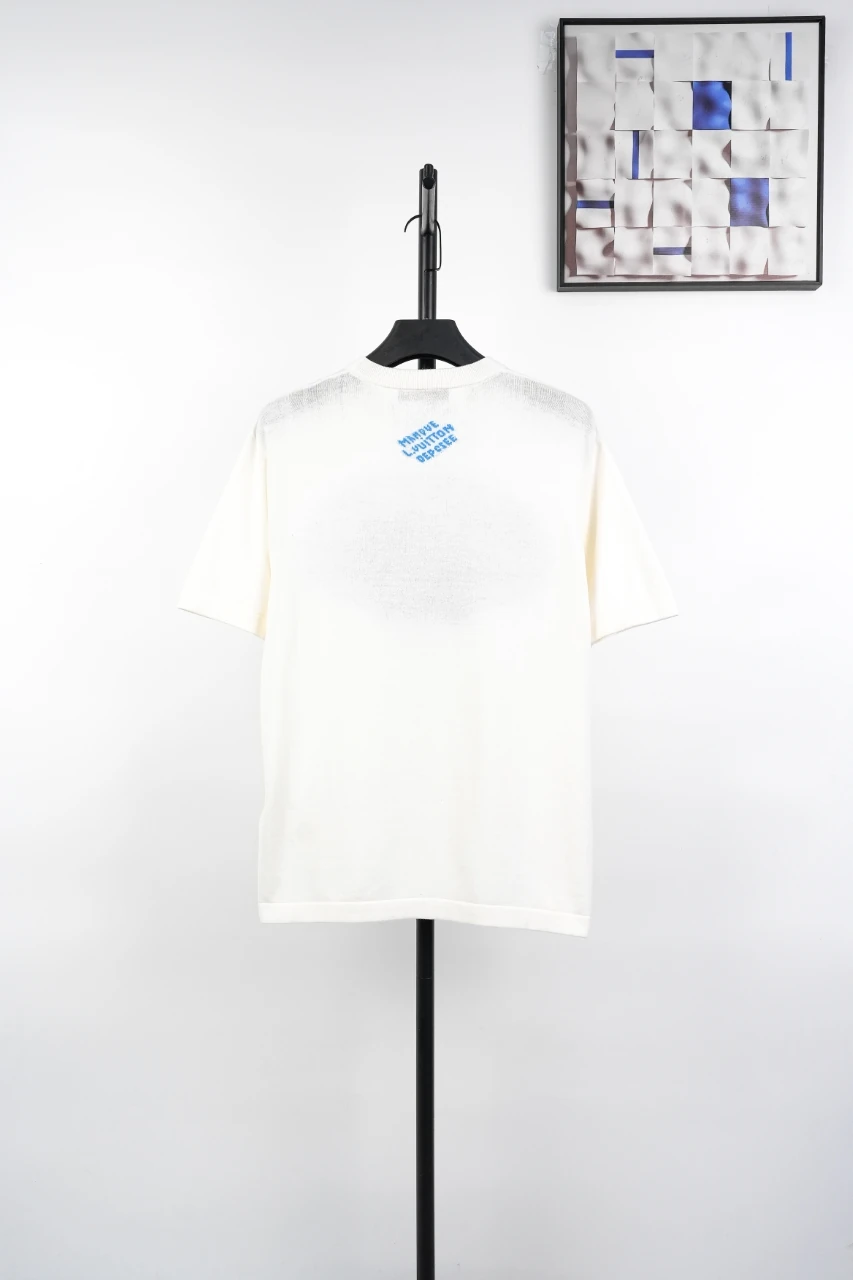Louis Vuitton White Western Landscape Jacquard T-Shirt product photo from LabelPicks