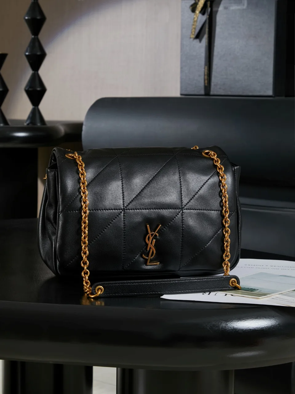 Saint Laurent Lambskin Jamie Shoulder Bag product photo from LabelPicks