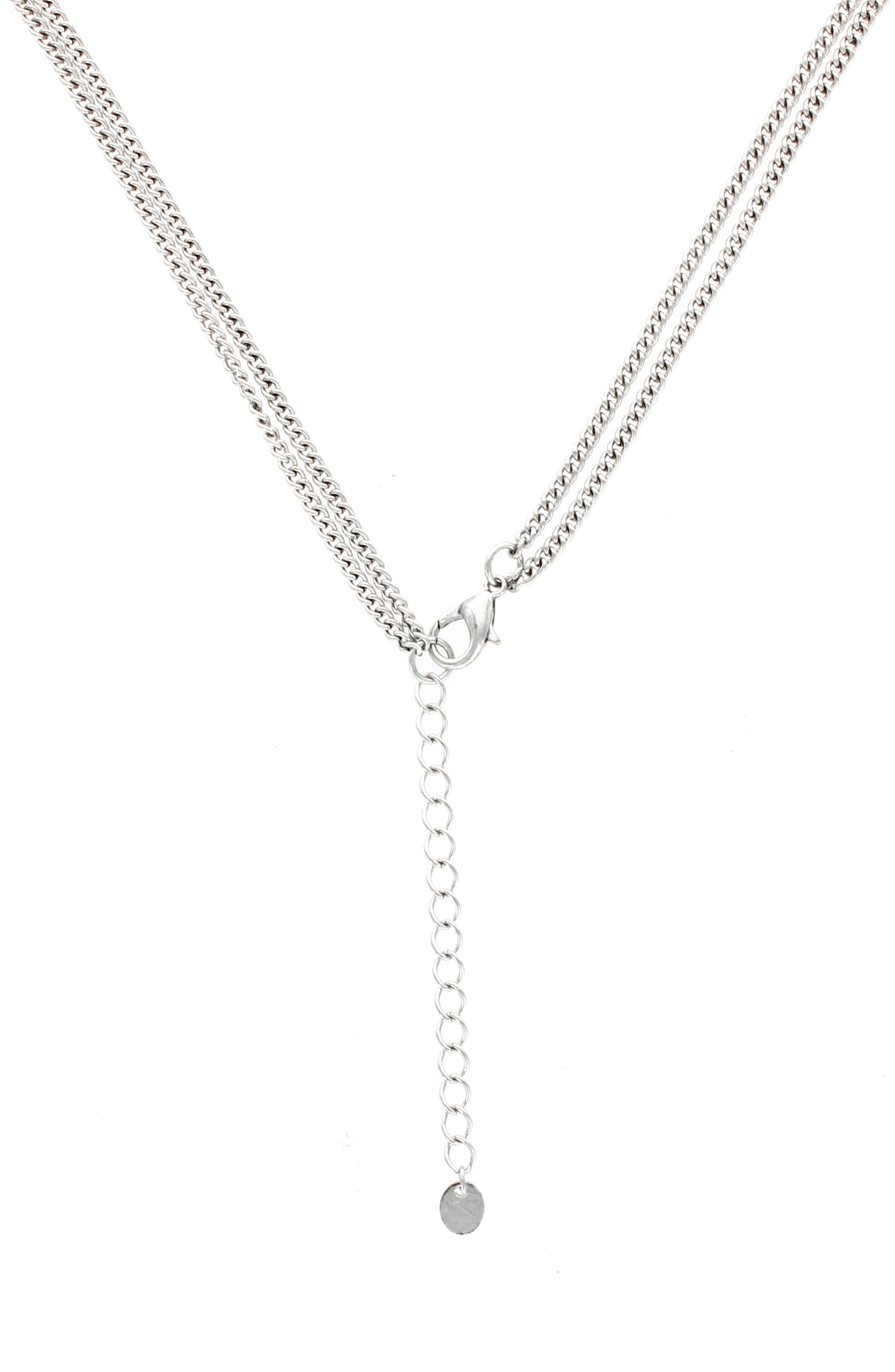 OLIVIA WELLES Tassel Trio Pendant Necklace