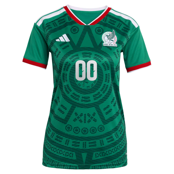 Mexico National Team adidas Women's 2026 Home Replica Custom Jersey - Green