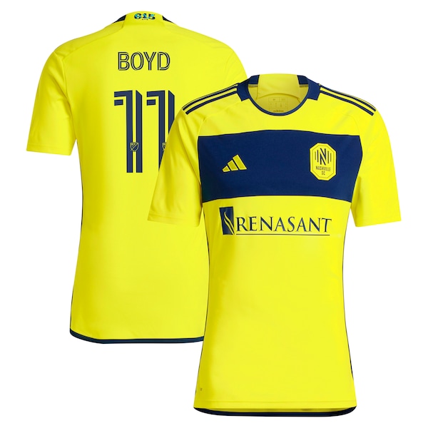 Tyler Boyd Nashville SC adidas 2024 The 615 Kit Replica Player Jersey - Yellow/Black