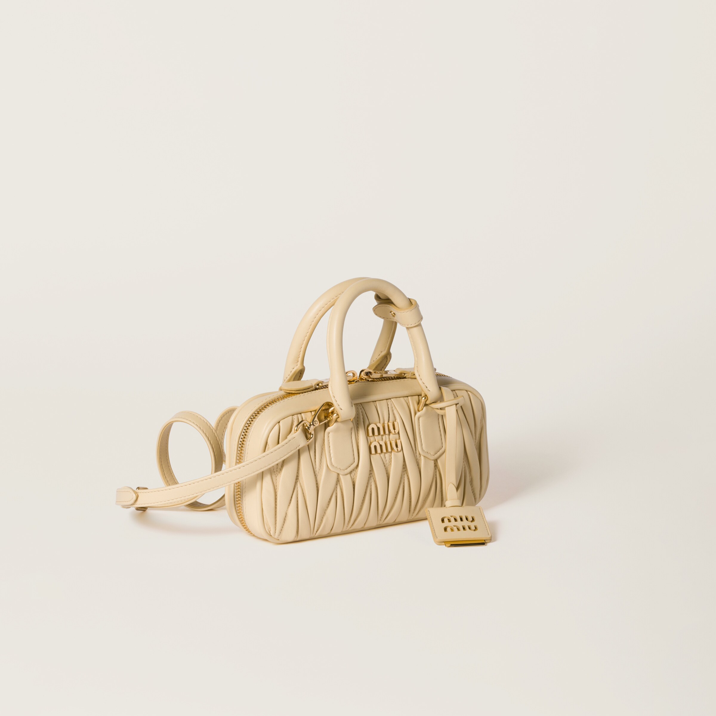 Arcadie matelassé nappa leather mini-bag