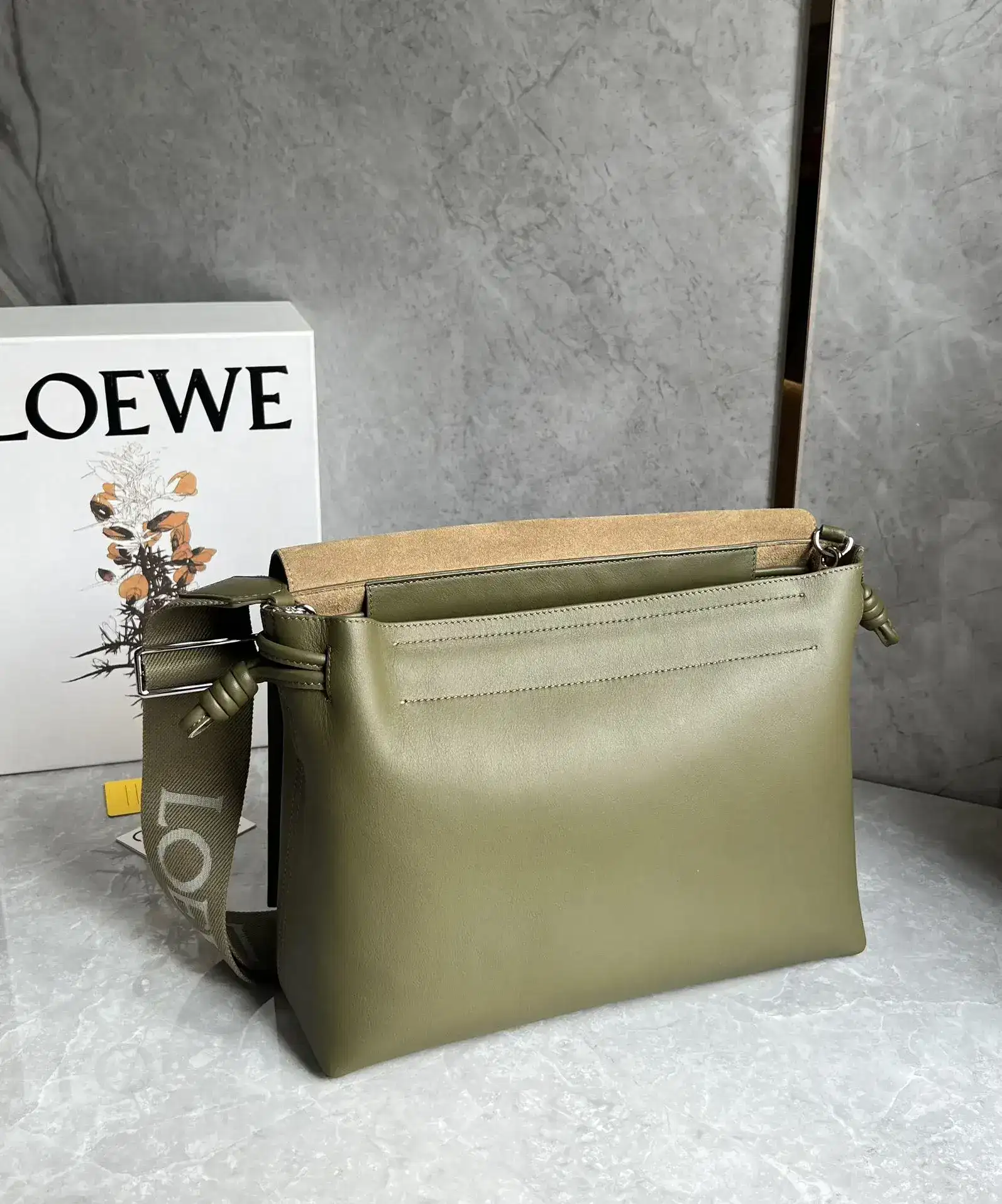 Loewe Flamenco Calfskin Crossbody Bag product photo from LabelPicks