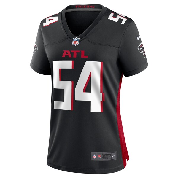 Justin Shaffer Atlanta Falcons Nike Women's  Game Jersey -  Black