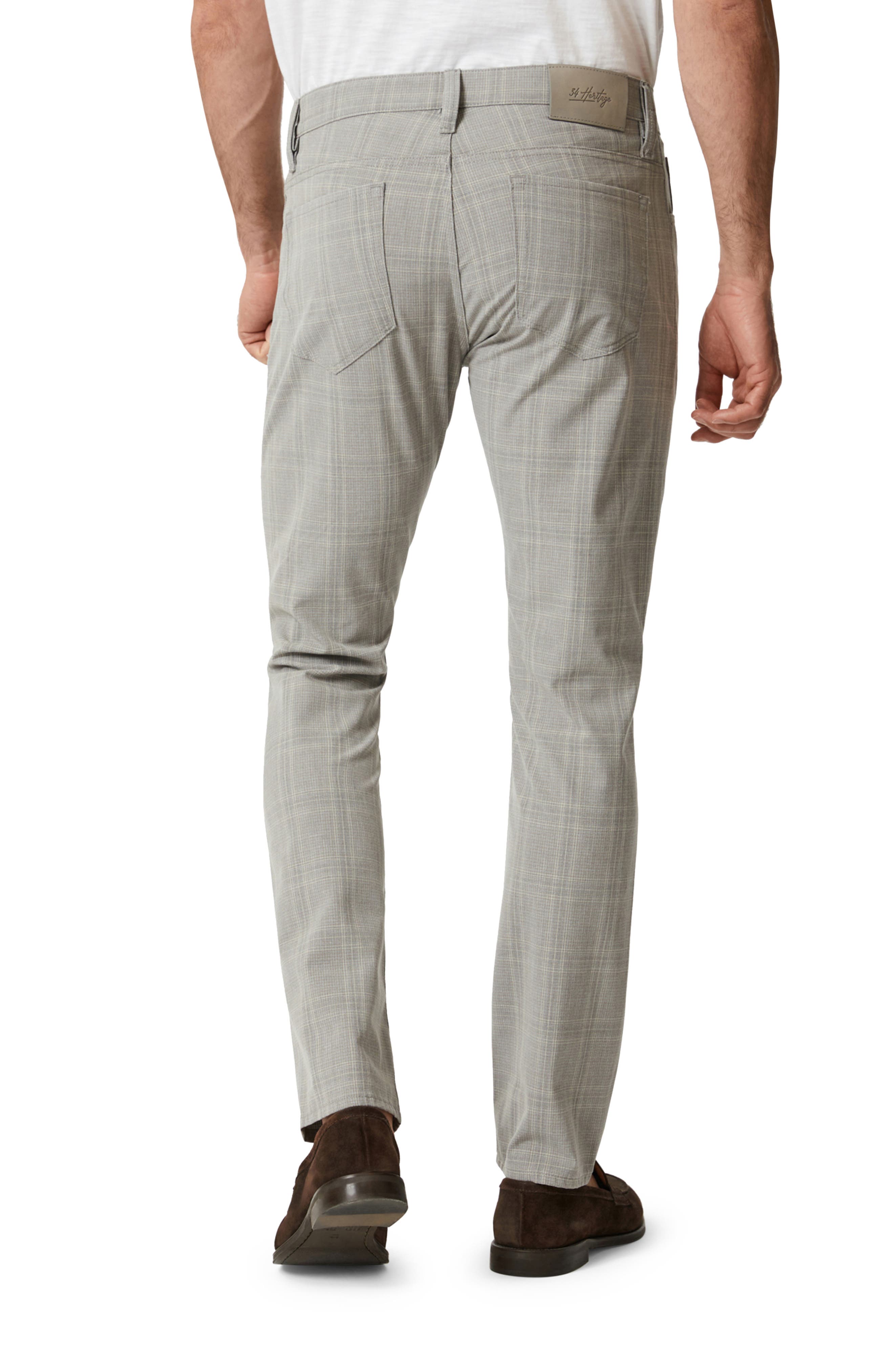 34 Heritage Courage Check Five-Pocket Straight Leg Pants