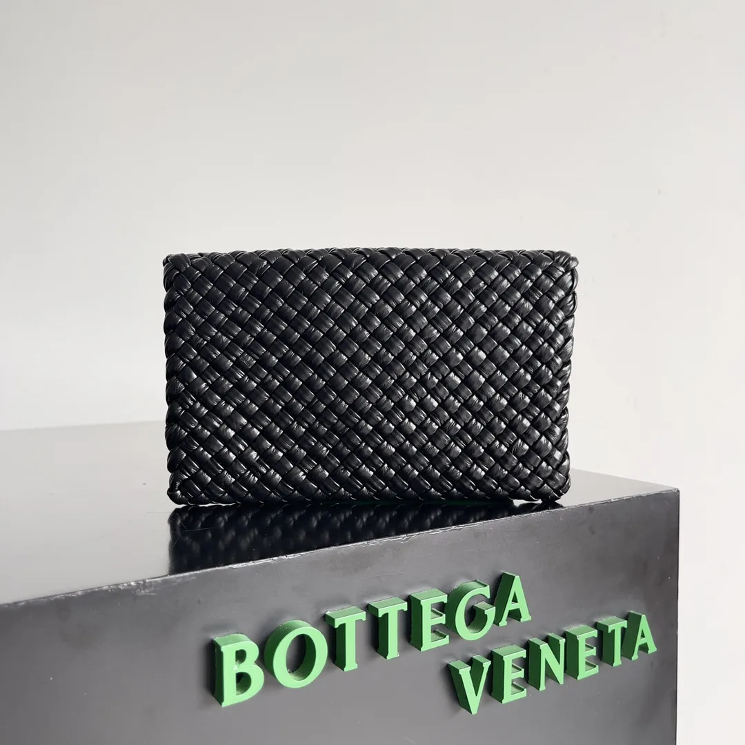 Bottega Veneta Pink Calfskin Clutch product photo from LabelPicks