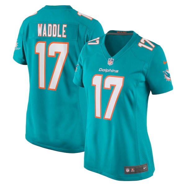 Jaylen Waddle Miami Dolphins Nike Women's Game Player Jersey - Aqua/White