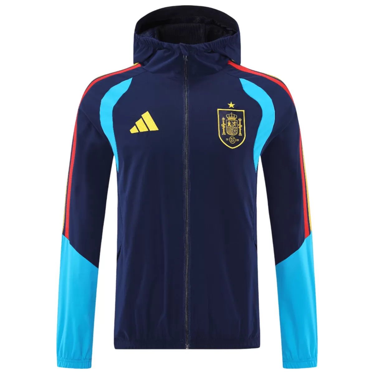 Spain Windbreaker Hoodie Jacket Navy 2026