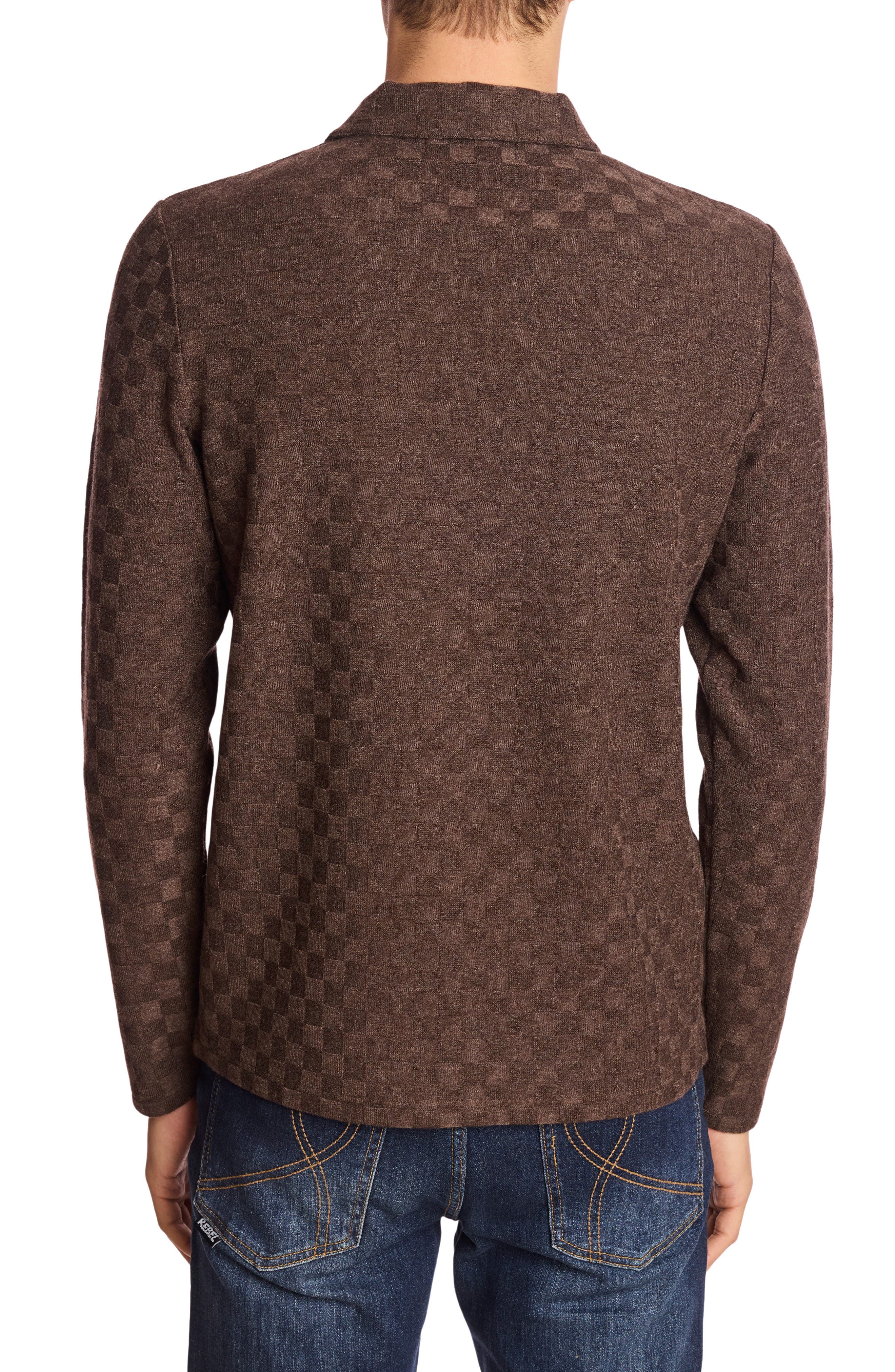 PAISLEY & GRAY Check Long Sleeve Polo