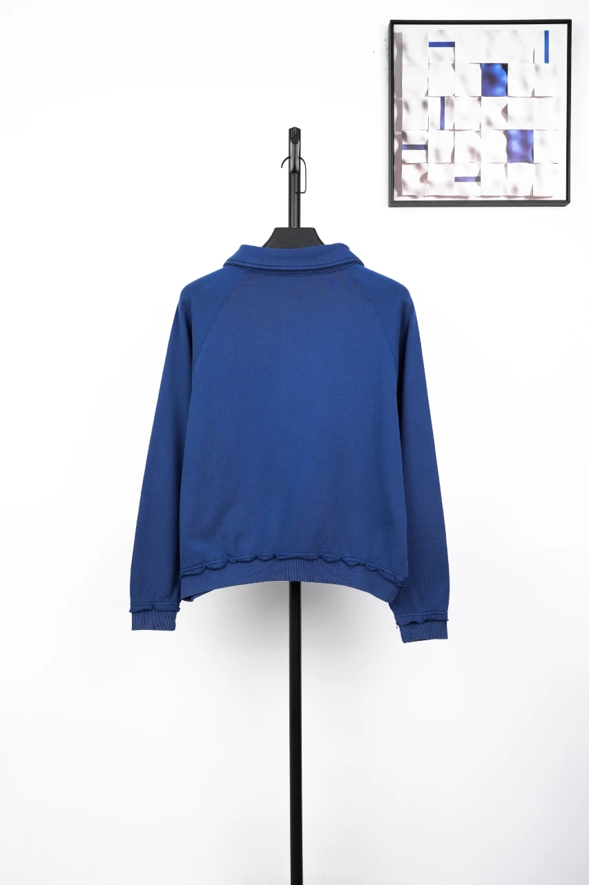 Miu Miu Klein Blue Washed Distressed Hoodie product photo from LabelPicks