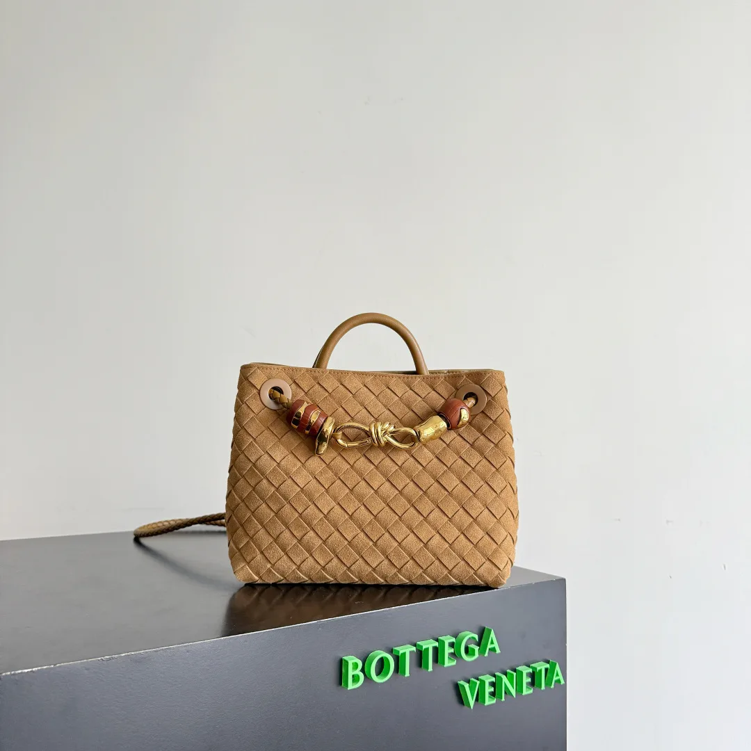 Bottega Veneta Andiamo Intrecciato Woven Leather Top Handle Bag product photo from LabelPicks