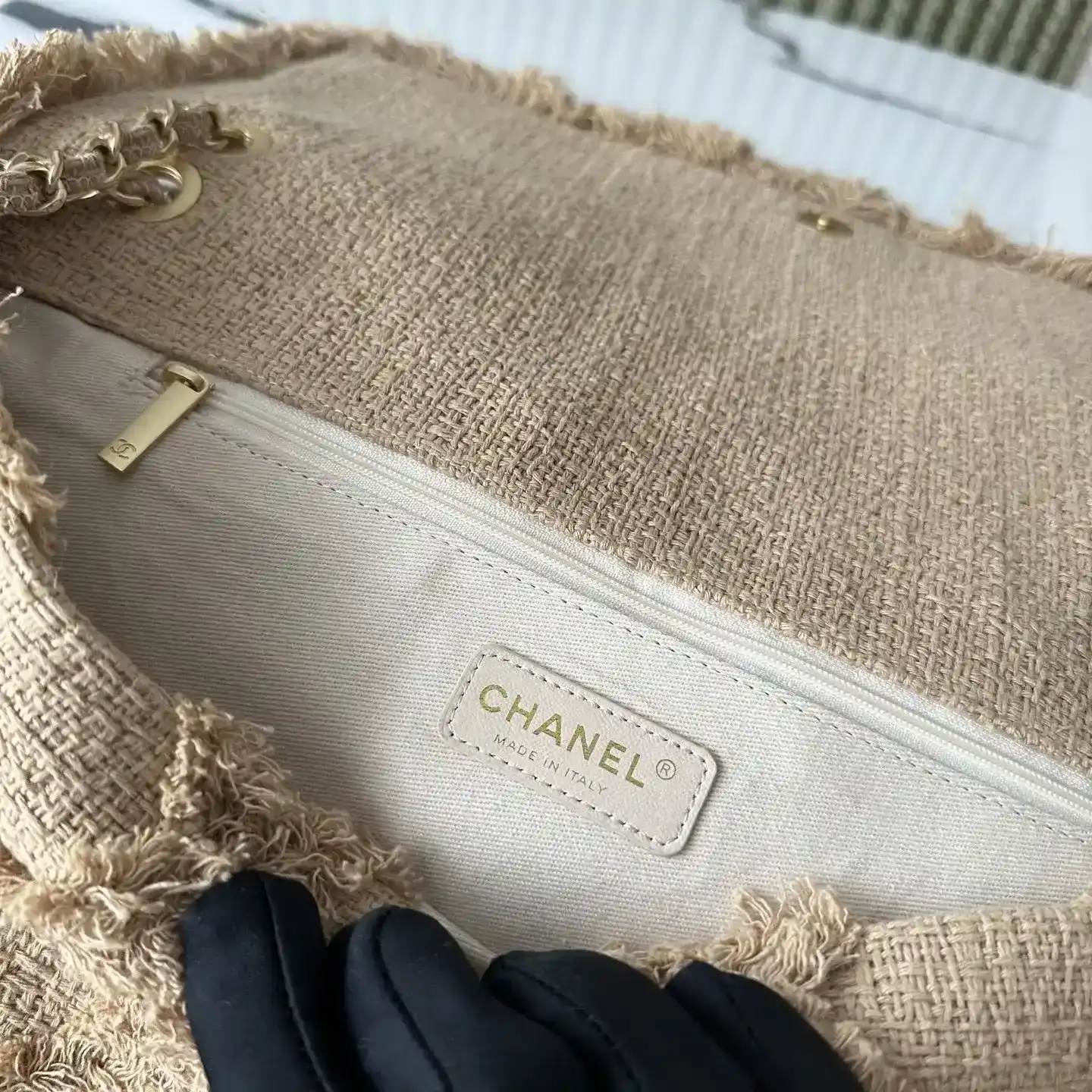 Chanel Woven Leather Shoulder Bag product photo from LabelPicks