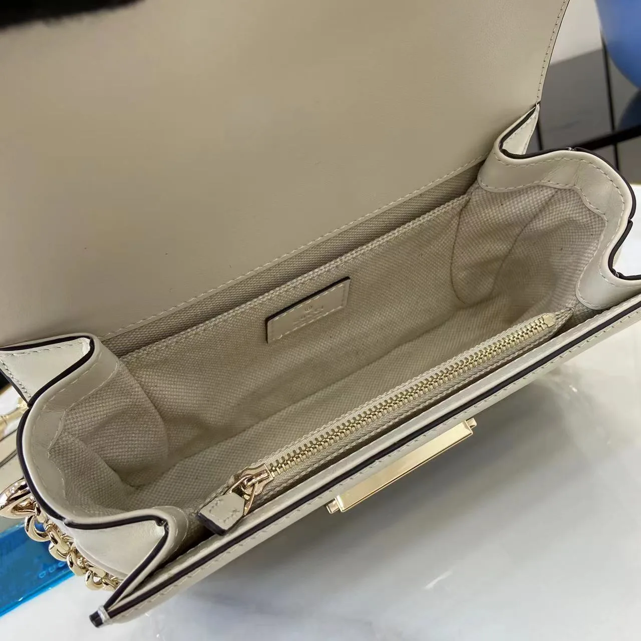 Gucci White Monogram Canvas Crossbody Bag product photo from LabelPicks