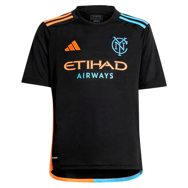Julian Fernandez New York City FC adidas Youth 2024 24/7 Kit Replica Player Jersey – Black