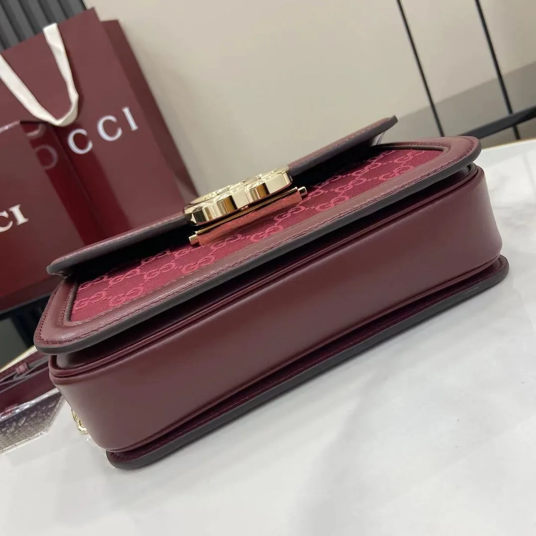Gucci Red Monogram Canvas Crossbody Bag product photo from LabelPicks