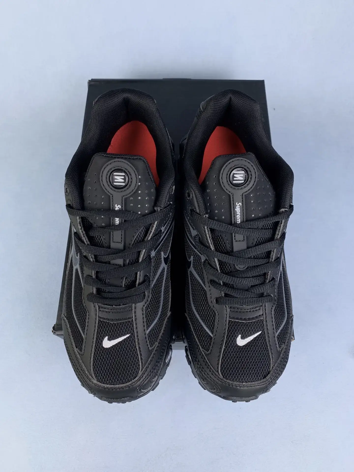 Supreme x Nike Shox Ride 2 SP “Black” - Black/Dark Ash/White product photo from LabelPicks