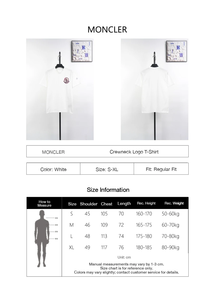Moncler White Round Logo T-Shirt product photo from LabelPicks