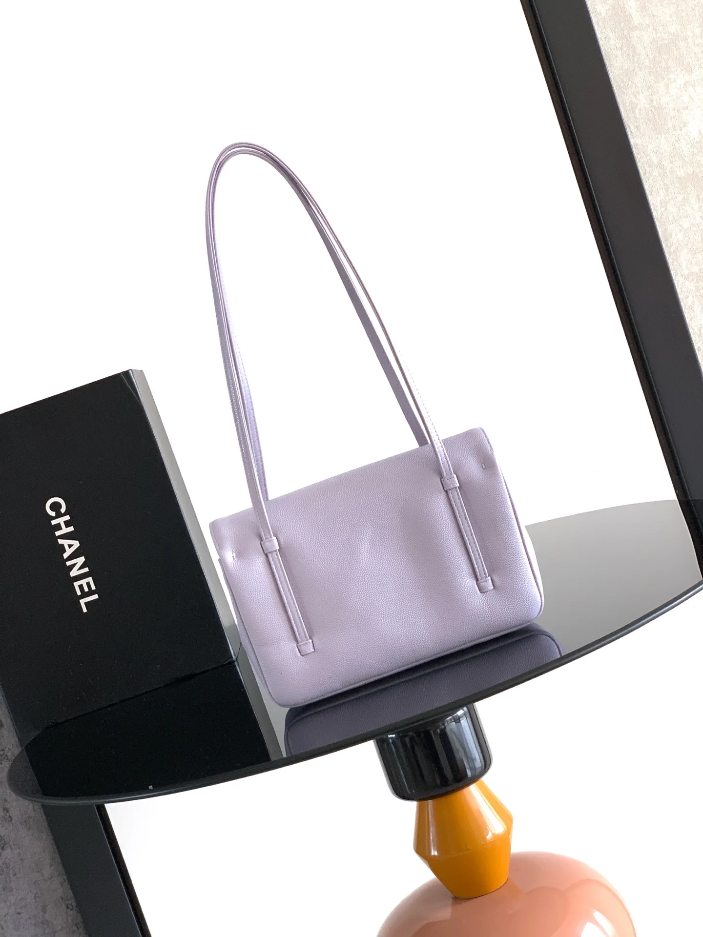 Chanel Grained Leather Top Handle Bag product photo from LabelPicks