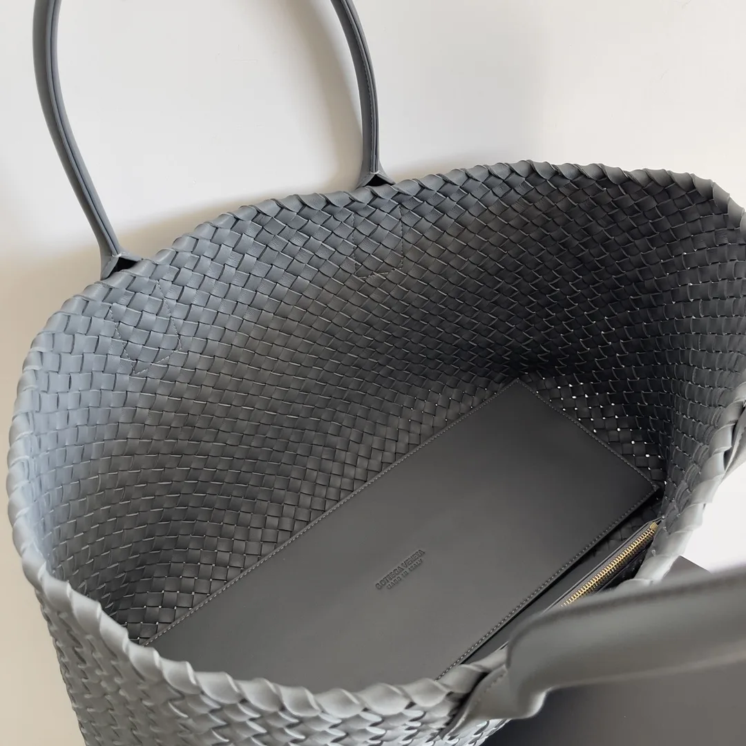 Bottega Veneta Intrecciato Woven Leather Cabat Tote Bag product photo from LabelPicks